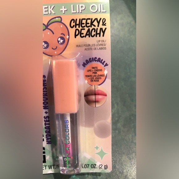 2pack peachy pink peach scented cheeky‎ & peachy cheeks and lips oil new - Picture 1 of 5